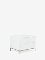 Jasper Conran London White Bray Bedside Table - Image 3 of 9