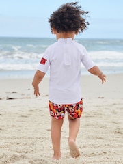 Mickey Mouse Red 2 Piece Sunsafe Top And Shorts Set (3mths-7yrs) - Image 4 of 7