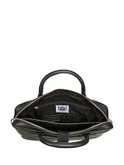 OSPREY LONDON The Jacob Leather Black Laptop Bag - Image 3 of 6
