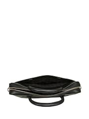OSPREY LONDON The Jacob Leather Black Laptop Bag - Image 4 of 6