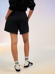 Czarny - adidas Originals Adult Adicolor Essentials French Terry Black Shorts - Image 4 of 5