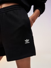 Czarny - adidas Originals Adult Adicolor Essentials French Terry Black Shorts - Image 5 of 5
