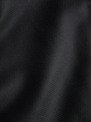 Noir - 100% Cotton Signature Textured Double Cuff Smart Shirt With Trim Detail - Image 10 de 10