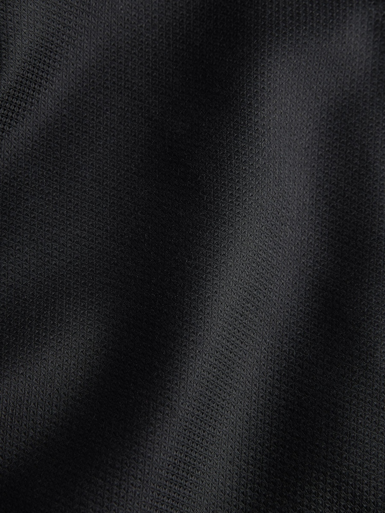 Noir - 100% Cotton Signature Textured Double Cuff Smart Shirt With Trim Detail - Image 10 of 10