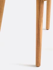 La Redoute Intérieurs Set of 2 Acacia Rosie Stackable Solid Acacia Garden Chairs - Image 5 of 5