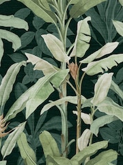 Graham & Brown Green Borneo Emerald 10M Wallpaper - Image 2 of 4