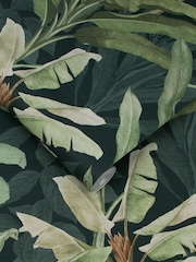 Graham & Brown Green Borneo Emerald 10M Wallpaper - Image 3 of 4