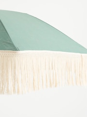 La Redoute Intérieurs Floral Print Green Newara Fringed Parasol - Image 5 of 6