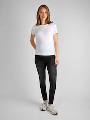 JoJo Maman Bébé Black Super Skinny Maternity Jeans - Image 1 of 4