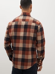 Brown Check Long Sleeve Shirt - Image 3 of 8