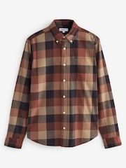Brown Check Long Sleeve Shirt - Image 6 of 8