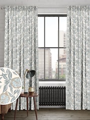 Green Halo Made To Measure 100% Cotton Curtains - Image 1 of 9