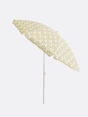 La Redoute Intérieurs WhiteYellow Soleya Beach Parasol - Image 1 of 4