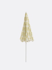 La Redoute Intérieurs WhiteYellow Soleya Beach Parasol - Image 2 of 4
