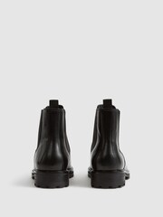 Reiss Black Chiltern Leather Chelsea Boots - Image 6 of 6