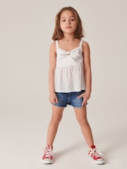 White Tie Front Blouse (3-16yrs) - Image 2 of 5