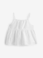 White Tie Front Blouse (3-16yrs) - Image 5 of 5