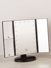 Searchlight Black Queen TriFold Mirror - Image 1 of 3