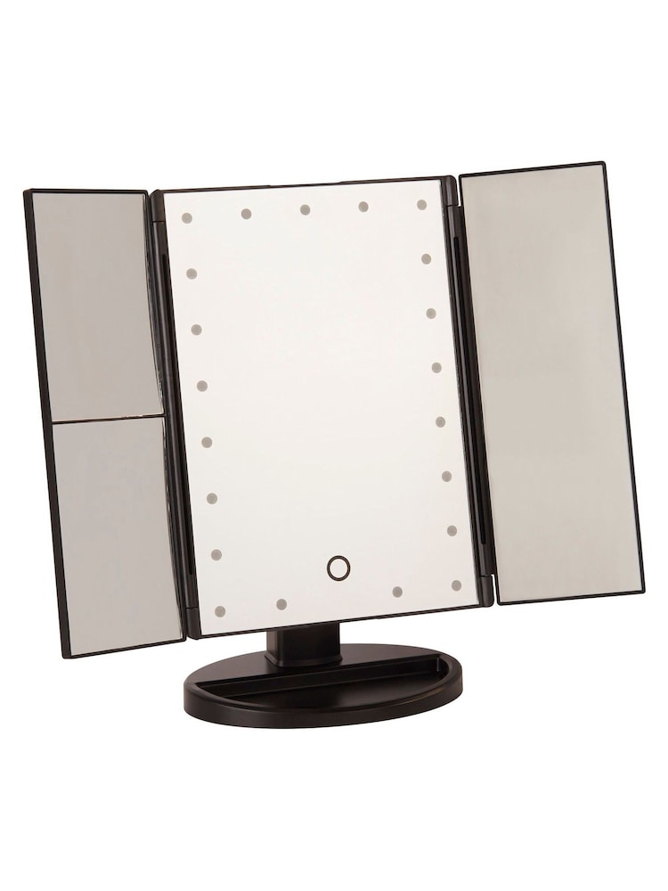 Searchlight Black Queen TriFold Mirror - Image 2 of 3