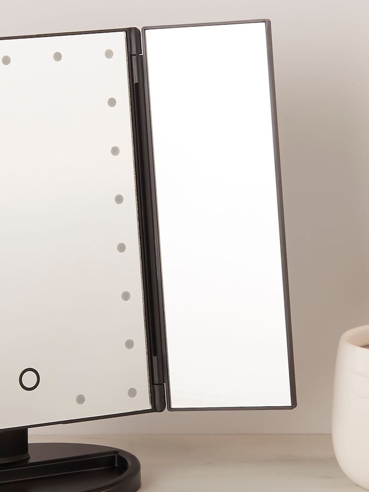 Searchlight Black Queen TriFold Mirror - Image 3 of 3