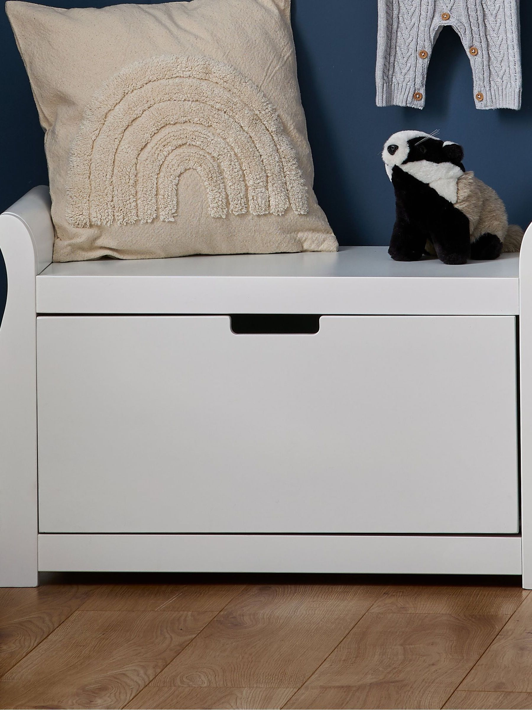 Buy Obaby White Stamford Sleigh Toy Box from the Next UK online shop