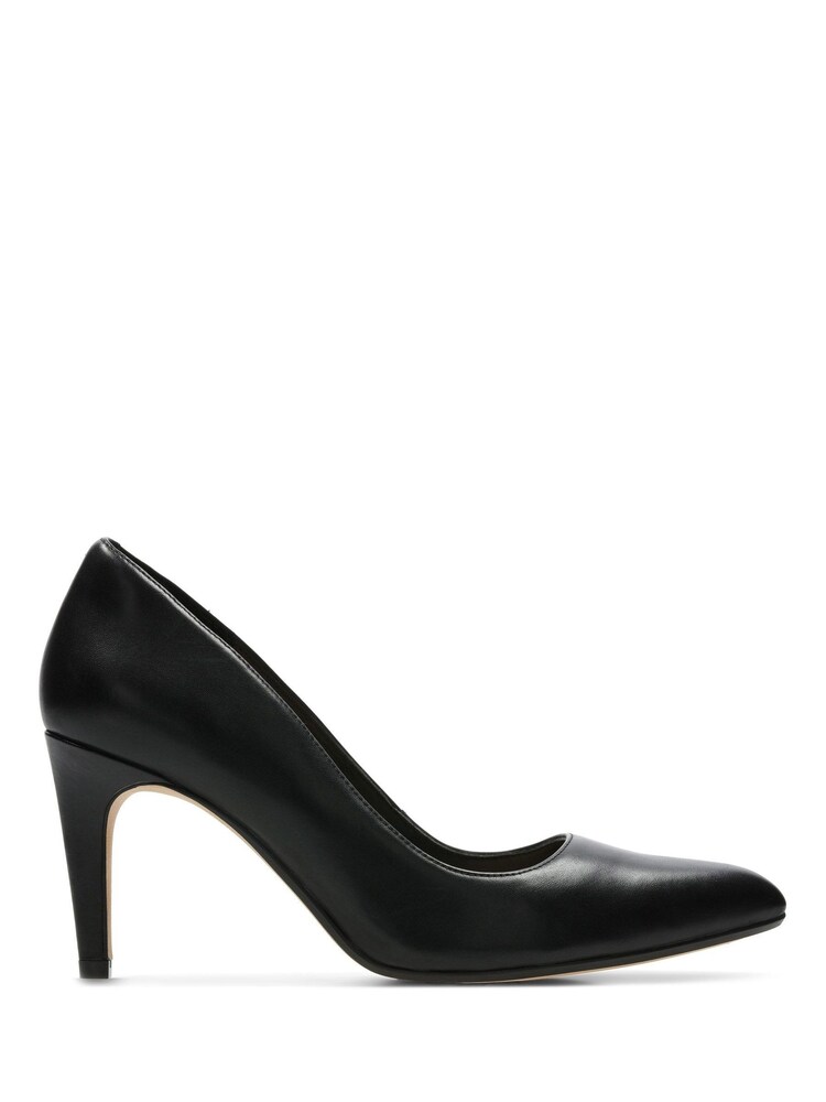 Clarks Black Leather Laina Rae Shoes - Image 1 of 7
