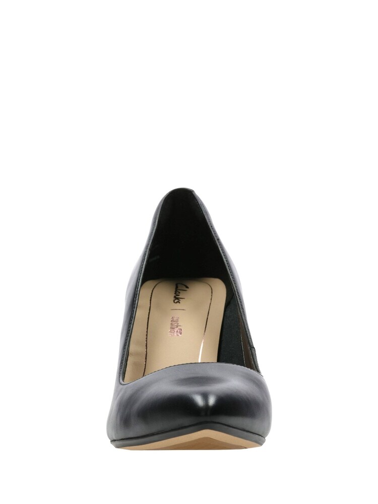 Clarks Black Leather Laina Rae Shoes - Image 4 of 7