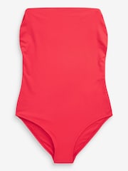 Red Essential Bandeau Swimsuit - Image 5 of 5
