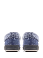 Pavers Grey Pavers Grey Wide Fit Full Slippers - Image 3 of 5