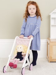JoJo Maman Bébé Wooden Toy Pushchair - Image 4 of 5