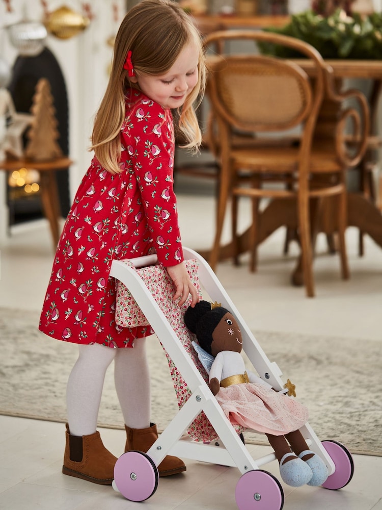 JoJo Maman Bébé Wooden Toy Pushchair - Image 5 of 5
