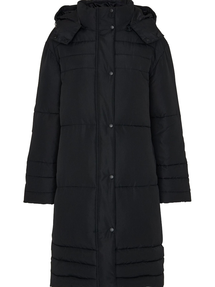 Whistles Becky Longline Black Puffer Coat - Image 4 of 4