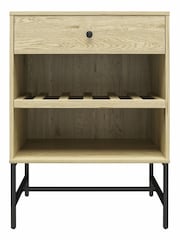 Dorel Home Linseed Oak Europe Tamlin Beverage Cabinet - Image 2 of 4