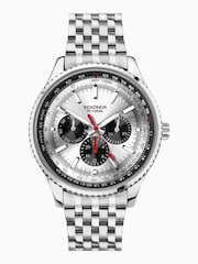 Sekonda Mens Silver Tone Maverick Stainless Steel Bracelet Watch - Image 1 of 6