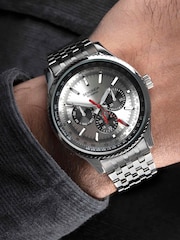 Sekonda Mens Silver Tone Maverick Stainless Steel Bracelet Watch - Image 6 of 6