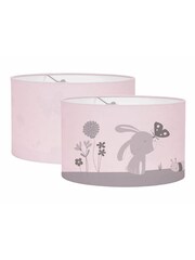 Little Dutch Pink Silhouette Flowers & Butterflies Pendant Light - Image 1 of 2