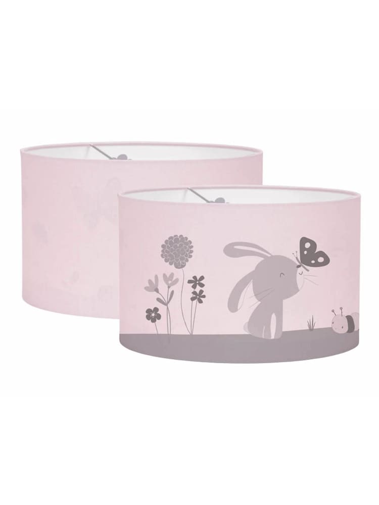 Little Dutch Pink Silhouette Flowers & Butterflies Pendant Light - Image 1 of 2