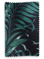 Graham & Brown Midnight Black Yasuni Made to Measure 100% Cotton Curtains - Image 7 of 7