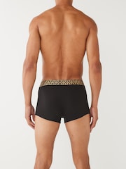 Black Metallic Geo Pattern 4 pack Hipster Boxers - Image 8 of 9
