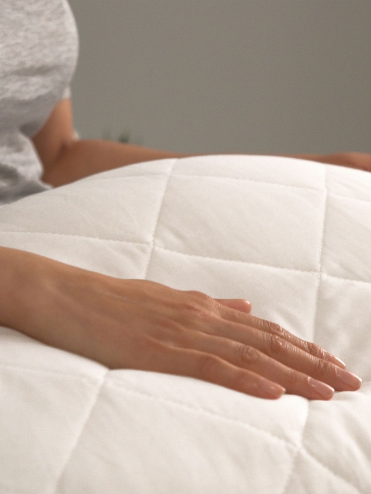 Slumberdown Anti Allergy White Pillow Protectors 2 Pack - Image 1 of 4