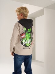 Angel & Rocket Grey Minecraft Overshirt - Image 2 of 6