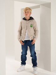 Angel & Rocket Grey Minecraft Overshirt - Image 3 of 6