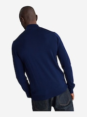 Oliver Sweeney Merino Wool Quarter Zip Jumper - Image 2 of 6