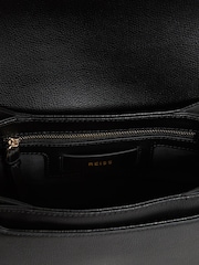 Reiss Black Cleo Saddle Camera Bag - Image 6 of 7