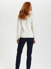 Saint Tropez Mila White Pullover Jumper - Image 3 of 6