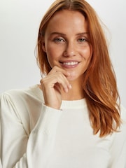 Saint Tropez Mila White Pullover Jumper - Image 4 of 6