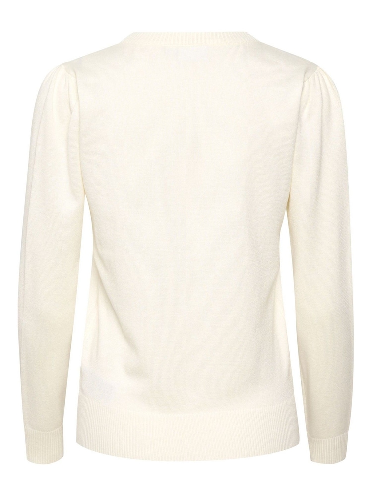 Saint Tropez Mila White Pullover Jumper - Image 6 of 6