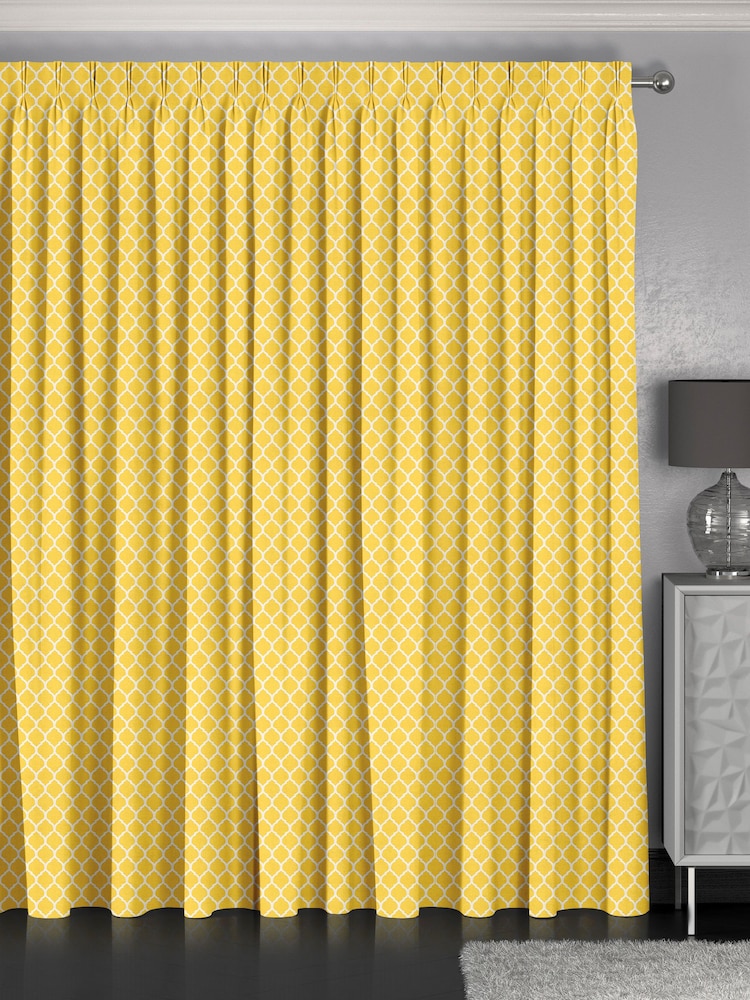 Yellow Haines Made To Measure Curtains - Image 2 of 9