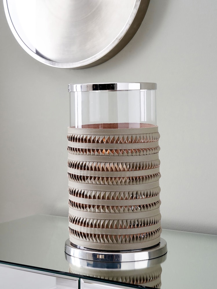 Pacific Clear Glass Hurricane Candle Holder Large - Image 1 of 4