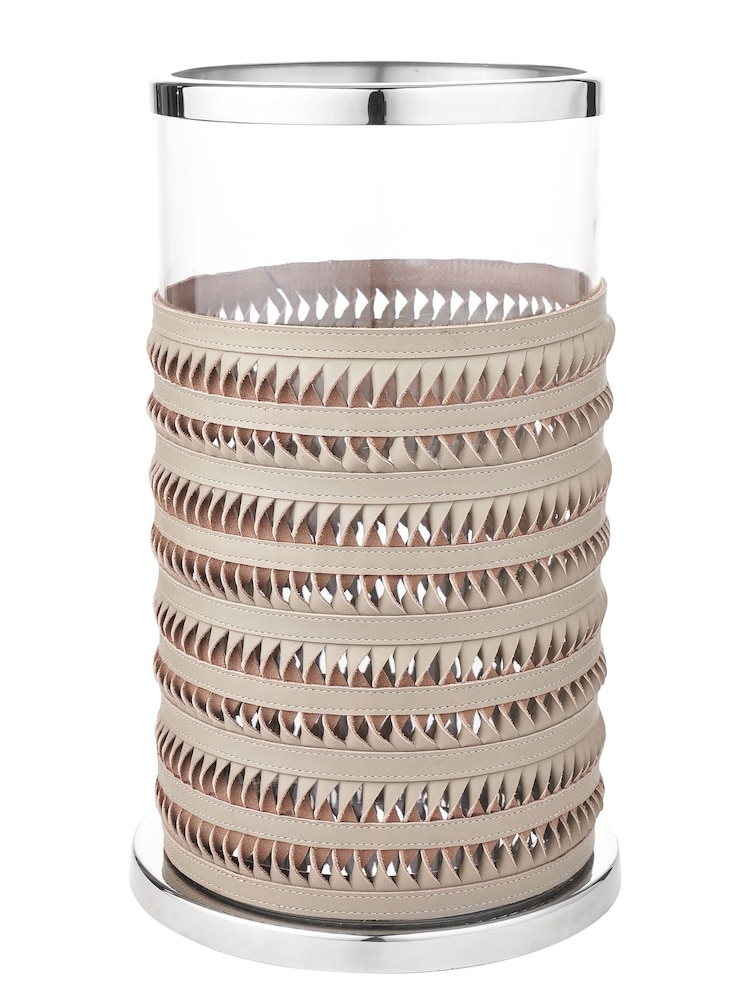 Pacific Clear Glass Hurricane Candle Holder Large - Image 2 of 4